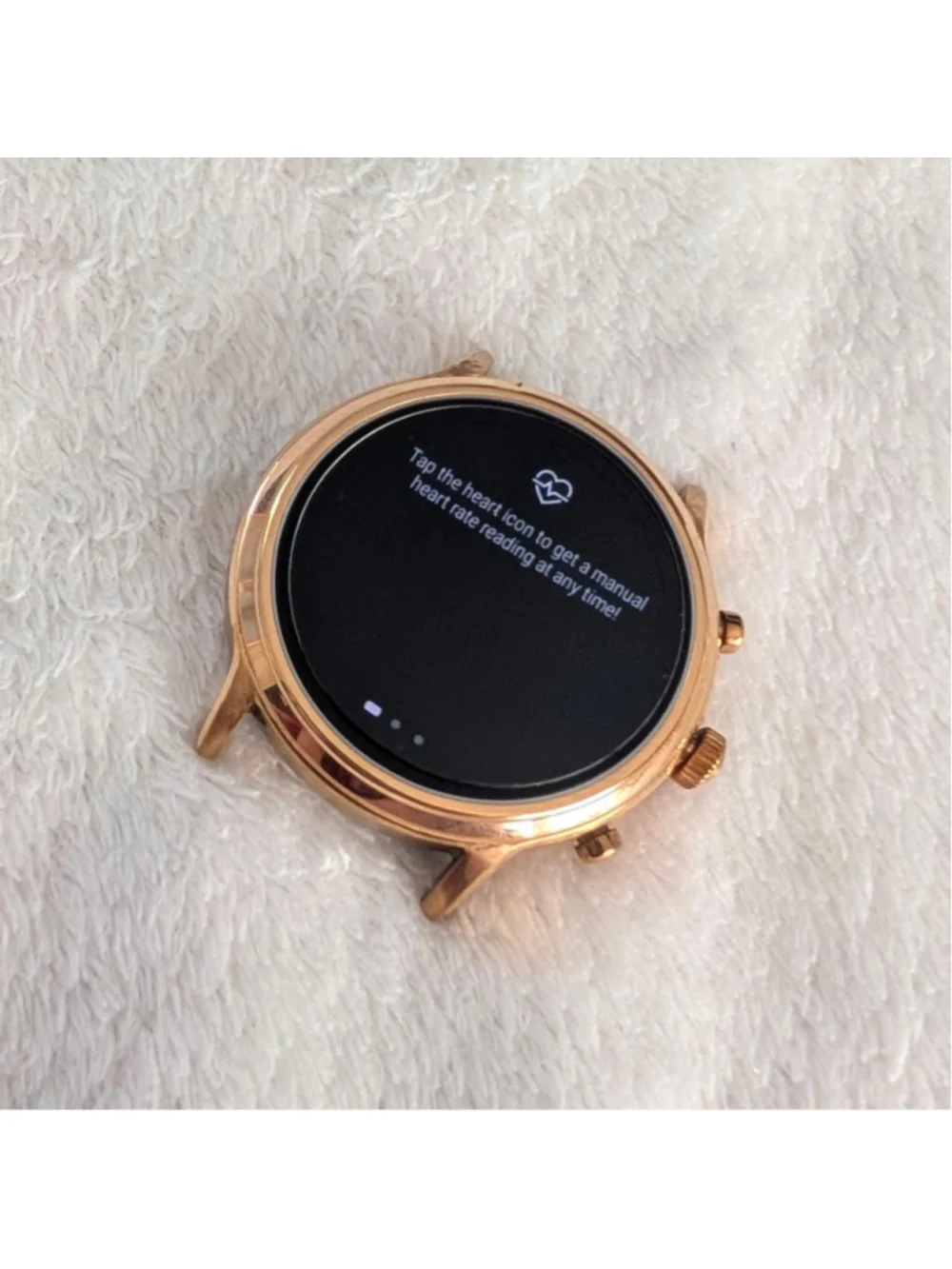 Fossil Julianna HR Rose Gold Black Smartwatch